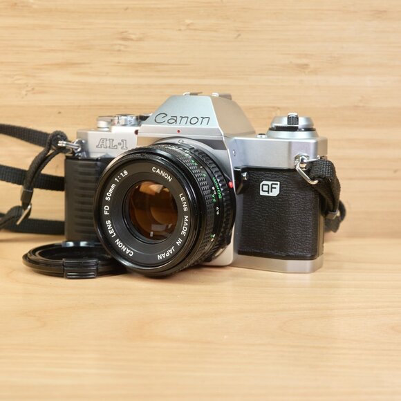 Canon AL-1 / 35mm SLR Film Camera / 50mm f1.8 Lens / Made in Japan / Tested - Picture 1 of 10